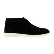 Klassieke Zwarte Loafer Schoenen Atelier Verdi , Black , Heren