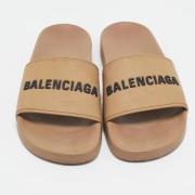 Pre-owned Rubber sandals Balenciaga Vintage , Beige , Dames