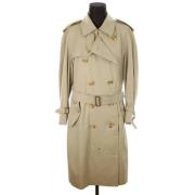 Pre-owned Polyester outerwear Burberry Vintage , Beige , Dames