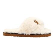 Eliza Cross Over Pantoffels Ivoor Barbour , White , Dames