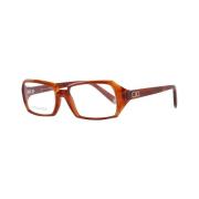 Bruine Kunststof Frame Bril met Wijzerplaat Dsquared2 , Brown , Dames