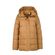 Gewatteerde jas met capuchon Barbour , Brown , Dames