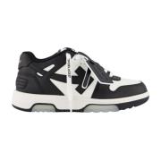 Casual wit/zwarte sneakers Off White , Black , Dames