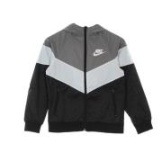 Capuchon Windrunner Jas Gunsmoke/Wit/Zwart Nike , Multicolor , Heren