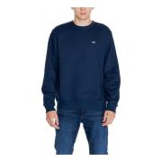 Blauwe Plain Crewneck Sweatshirt Herfst/Winter Tommy Hilfiger , Blue ,...