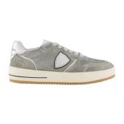 Lage Dames Sneakers Stijlvol Comfortabel Philippe Model , Gray , Dames