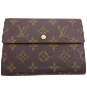 Pre-owned Fabric wallets Louis Vuitton Vintage , Brown , Dames