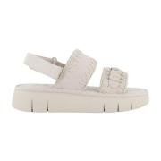 Witte Bounce Sandaal Mou , White , Dames