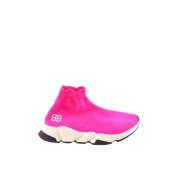 Pre-owned Leather sneakers Balenciaga Vintage , Pink , Dames