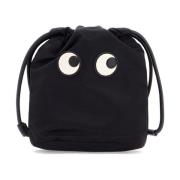 Iconische Mini Pouch voor Ogen Anya Hindmarch , Black , Dames