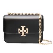 Kleine omzetbare schoudertas in zwart Tory Burch , Black , Dames