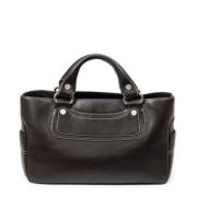 Pre-owned Leather handbags Celine Vintage , Brown , Dames