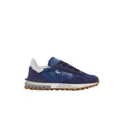 Vintage Nylon Sneakers Elite Active Lacoste , Blue , Heren