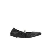 Zwarte platte schoenen Elegant stijl Stuart Weitzman , Black , Dames