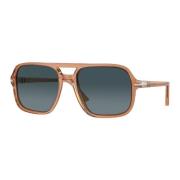 Stijlvolle zonnebril lichtblauwe gradiënt Persol , Brown , Unisex