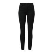 Dream Skinny Zwarte Cropped Broek MAC , Black , Dames