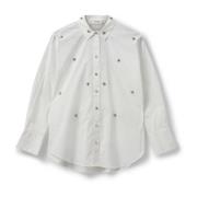 Adalenesw Shirt met Zilveren Details Sofie Schnoor , White , Dames