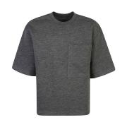 Antracietgrijze Crew Neck Shirt met Zak Nine In The Morning , Gray , H...