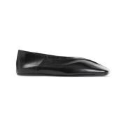 Zwarte Ballerina Schoenen Jil Sander , Black , Dames