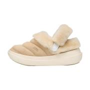 Beige Chestnut Suede/Nylon Sneakers Flower Mountain , Beige , Heren