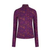 Florien Lange Mouw Top Lofty Manner , Purple , Dames