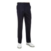 Blauwe Single Pleat Broek Etro , Blue , Heren