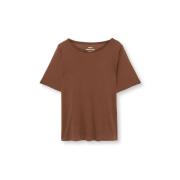 Bruin Tence Morty Top & T-Shirt Mads Nørgaard , Brown , Dames