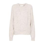 Mélange Gebreide Trui Beige Isabel Marant , Beige , Dames