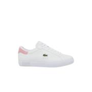 Dames Powercourt Sneakers Lacoste , White , Dames