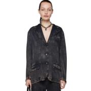 Luxe Montpellier Jas Acne Studios , Gray , Dames