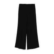 Hoge Taille Candy Stretch Broek Forte Forte , Black , Dames