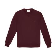 Geborduurde Logo Pullover Sweater Bally , Red , Heren