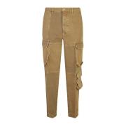 Slim-fit Hazelnoot Cargo Broek Nine In The Morning , Brown , Heren