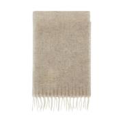 Zachte Wol Kasjmiermix Geborstelde Sjaal Nn07 , Beige , Heren