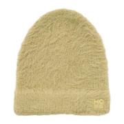 Groene Gstaad Beanie Muts Hoff , Yellow , Unisex