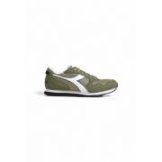 Herfst/Winter Heren Sneakers, 100% Textiel Diadora , Green , Heren