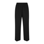 Zachte zwarte broek Aspesi , Black , Dames