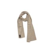 Beige Wollen Sjaal Ecoalf , Beige , Heren