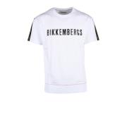 Witte T-shirt voor mannen Bikkembergs , White , Heren