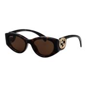 Stijlvolle zonnebril Gg1691S Gucci , Brown , Dames