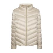 Gewatteerde polyamide jas Marella , Beige , Dames