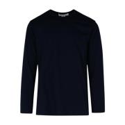 Katoenen Crewneck T-shirt en Polo Comme des Garçons , Black , Heren