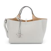 Leren handtas met tijdloos detail Tod's , Gray , Dames