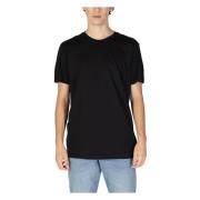 Mannen Herfst/Winter T-shirt en Polo Calvin Klein Jeans , Black , Here...