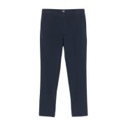 Slim Fit Blauwe Broek met Zakken Hugo Boss , Blue , Heren