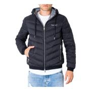 Heren Zwarte Blazer met Capuchon Armani Exchange , Black , Heren