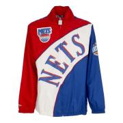 NBA Gebogen Retro Windjack Mitchell & Ness , Multicolor , Heren