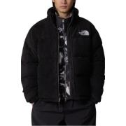 Velour Nuptse Donsjas The North Face , Black , Heren