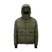 Gore-Tex Hooded Ski Donsjas Moncler , Green , Heren