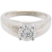 Pre-owned Platinum rings Bvlgari Vintage , Gray , Dames